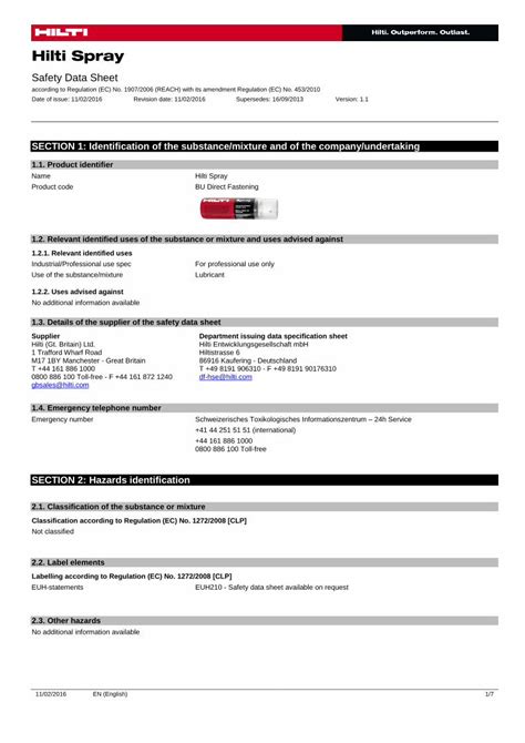 do sds expire|hilti safety data sheets.